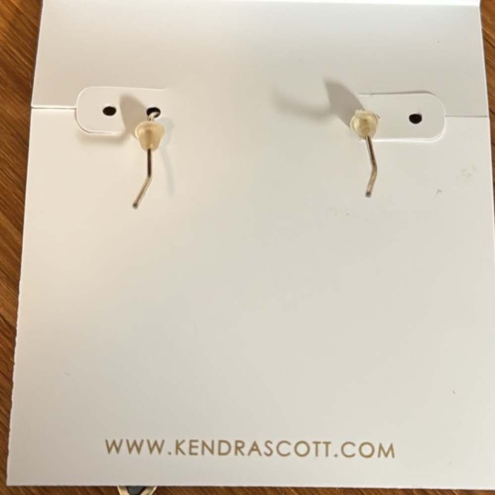 Kendra Scott Bexley Geometric Ruby Red Stone Drop… - image 3